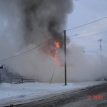 70 Mile House Store Fire - January 2, 2010