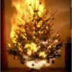 christmas tree fire